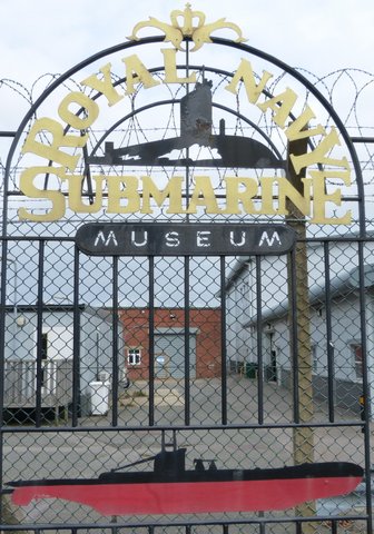 Gates to submarine museum